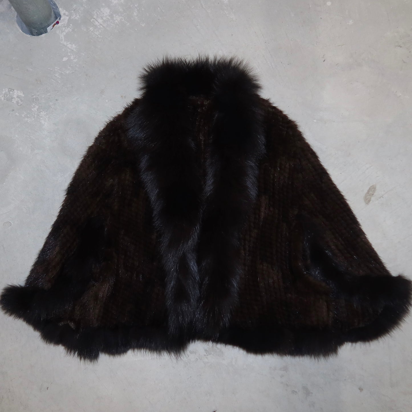 Vintage Real Fur Cape