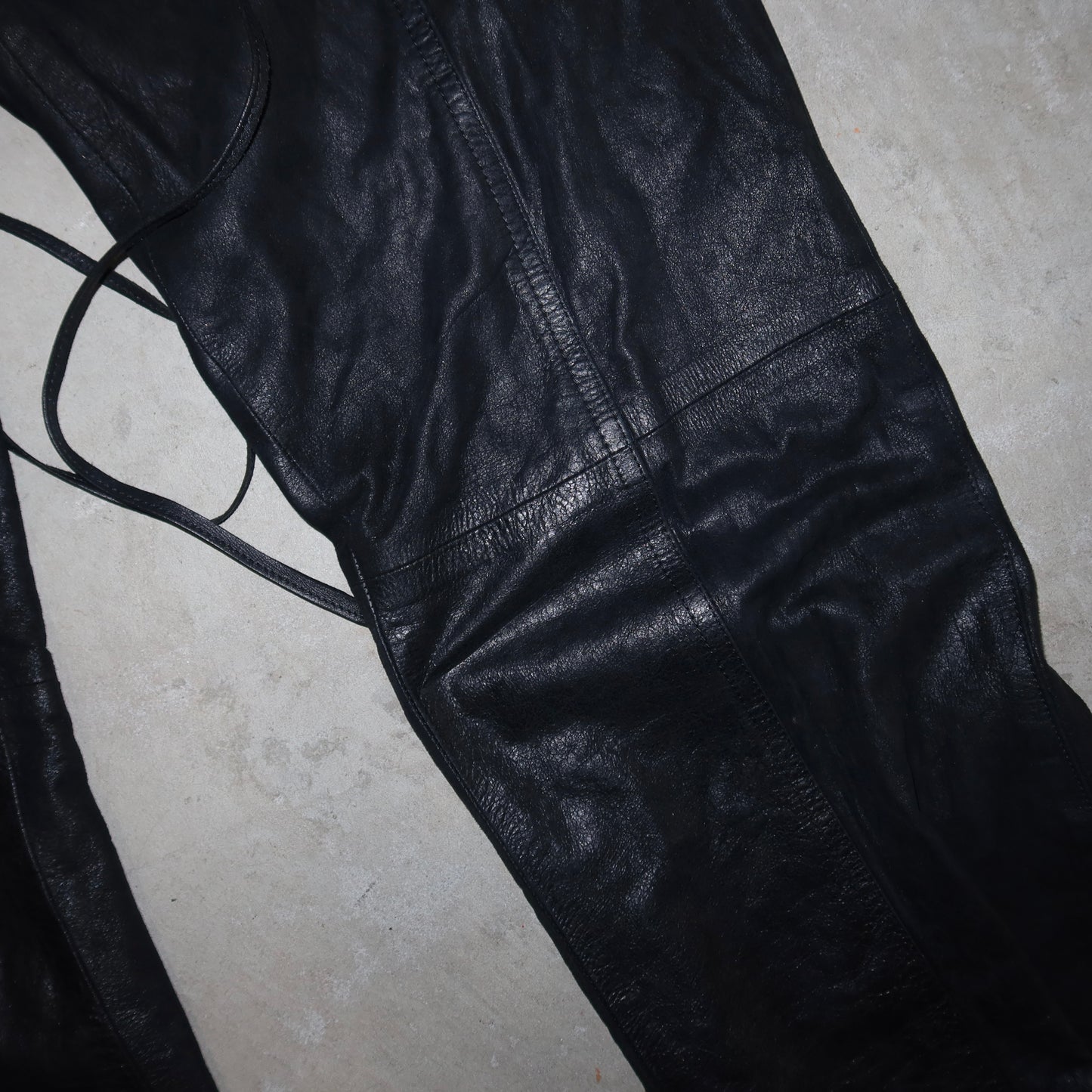 Plein Sud Leather Trousers