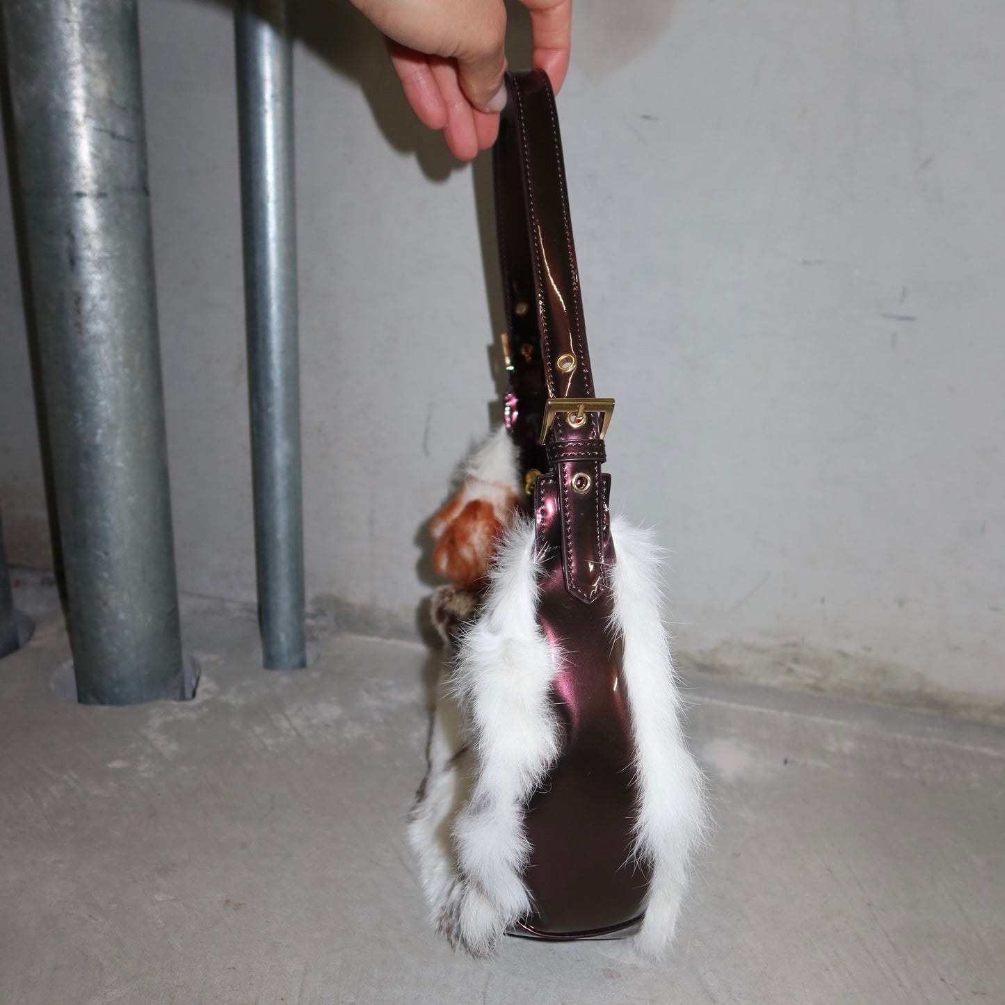 Vintage Rabbit Fur Bag