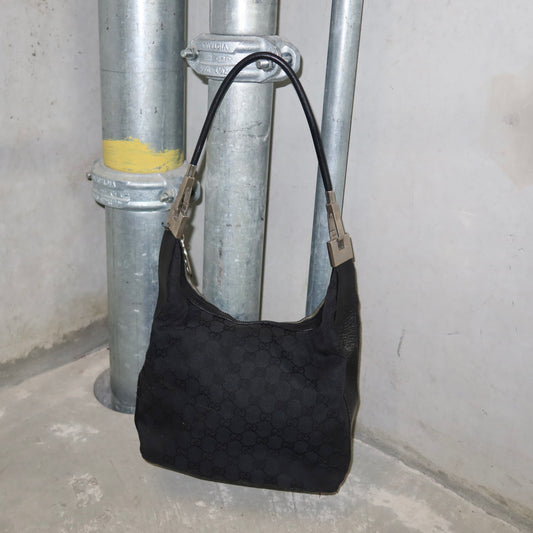 Gucci Black Monogram Tote