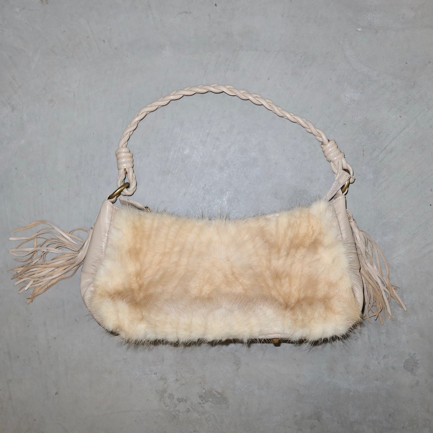 Paolo Masi Real Fur Bag