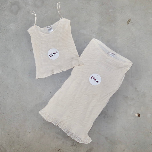 Chloé SS2001 Knitted Set (BNWT)