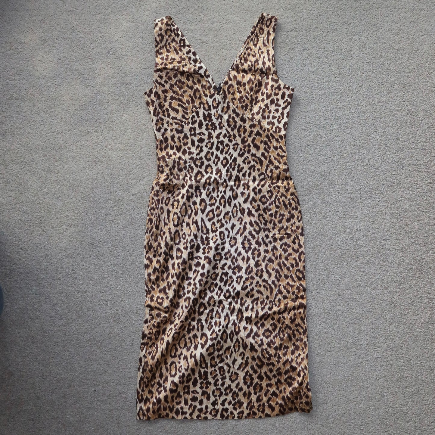 D&G Leopard Print Midi Dress