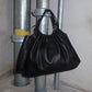 Gucci by Tom Ford Black Buckle Handle Bag