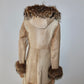Trussardi AW2000 Cowhide and Fox Fur Coat