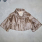 Marni Grey Lamb Fur Cropped Jacket