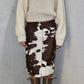 Salvatore Ferragamo Cowhide Skirt