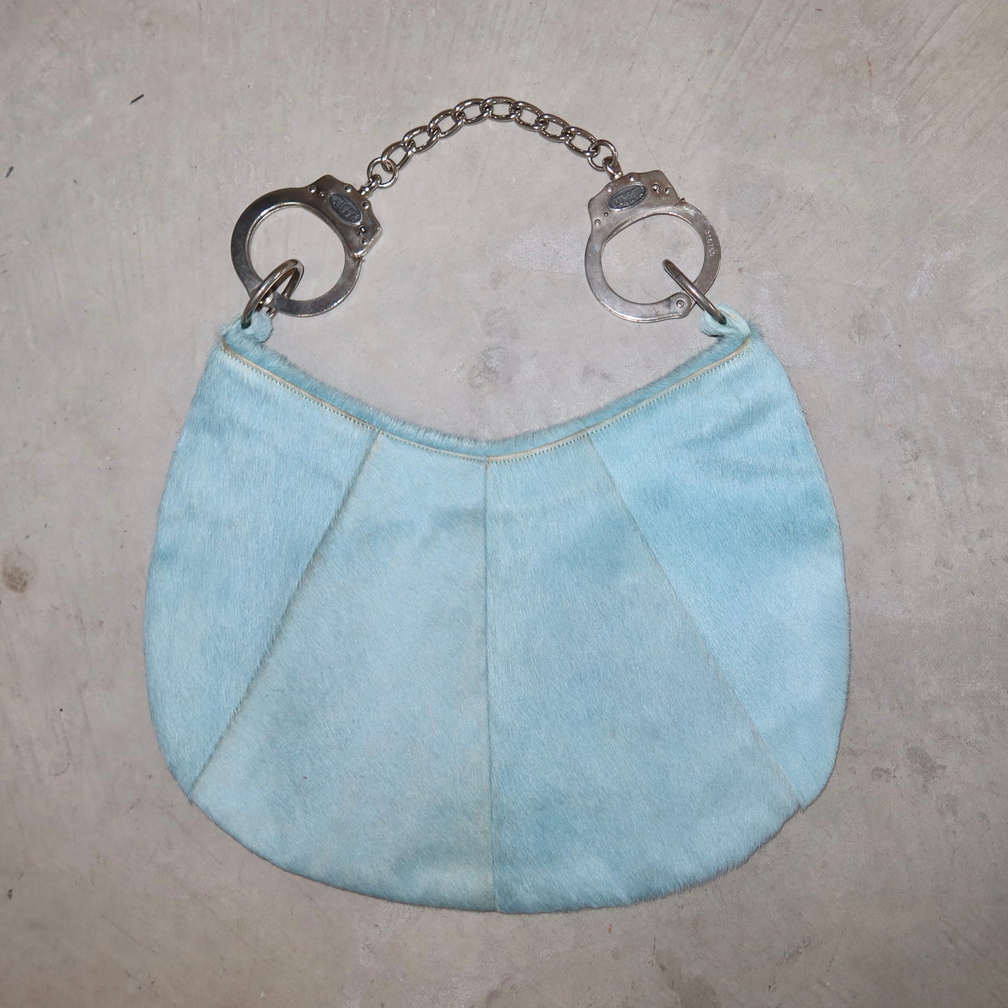 Cuffz Rare Blue Cowhide Bag