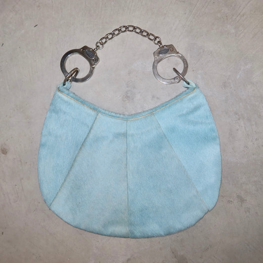 Cuffz Rare Blue Cowhide Bag