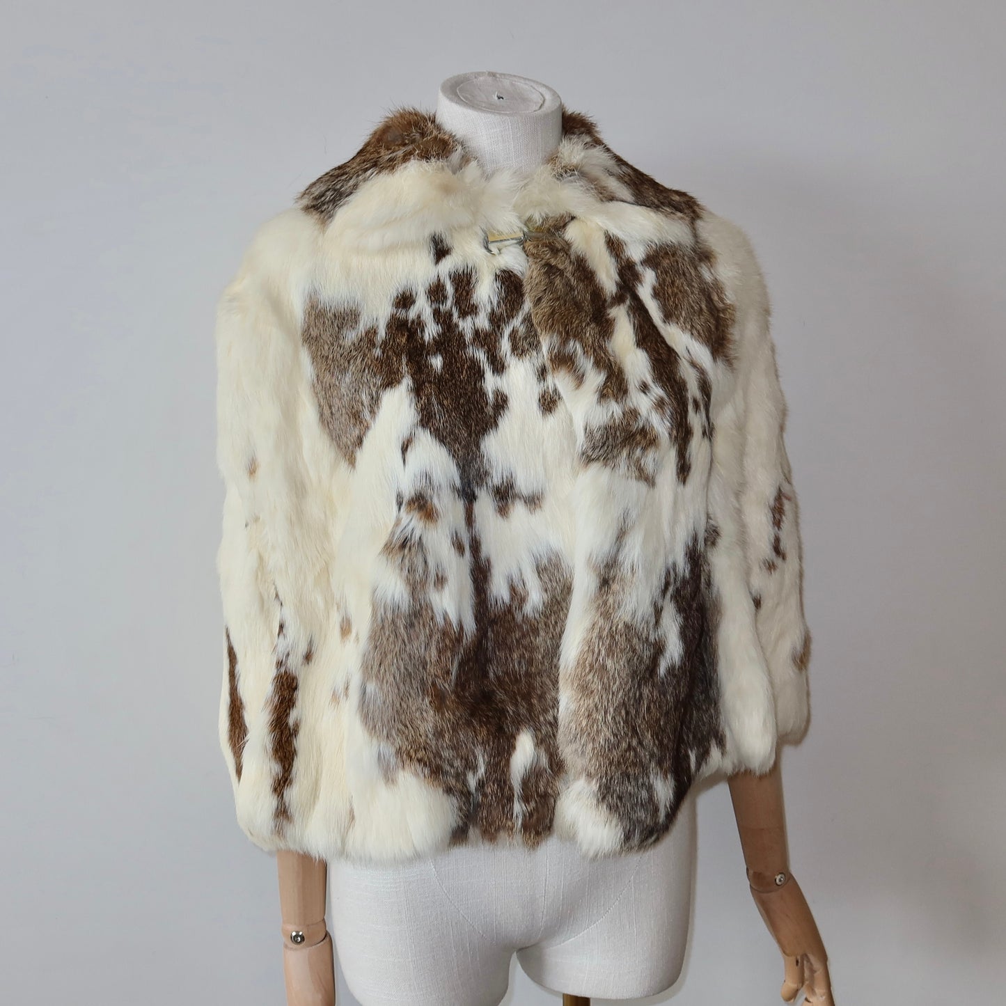 Vintage Rabbit Fur Cape
