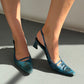 Fendi Lizard Leather Heels (40)
