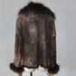 Vintage Leather and Fur Jacket