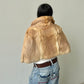 Vintage Real Fur Cape