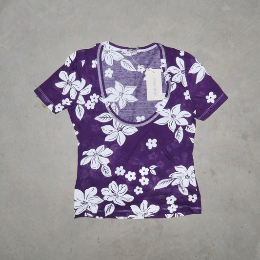 Miu Miu SS2003 Floral T-Shirt (BNWT)