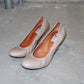Lanvin Beige Leather Wedges (40)