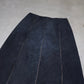 Gucci Navy Suede Skirt