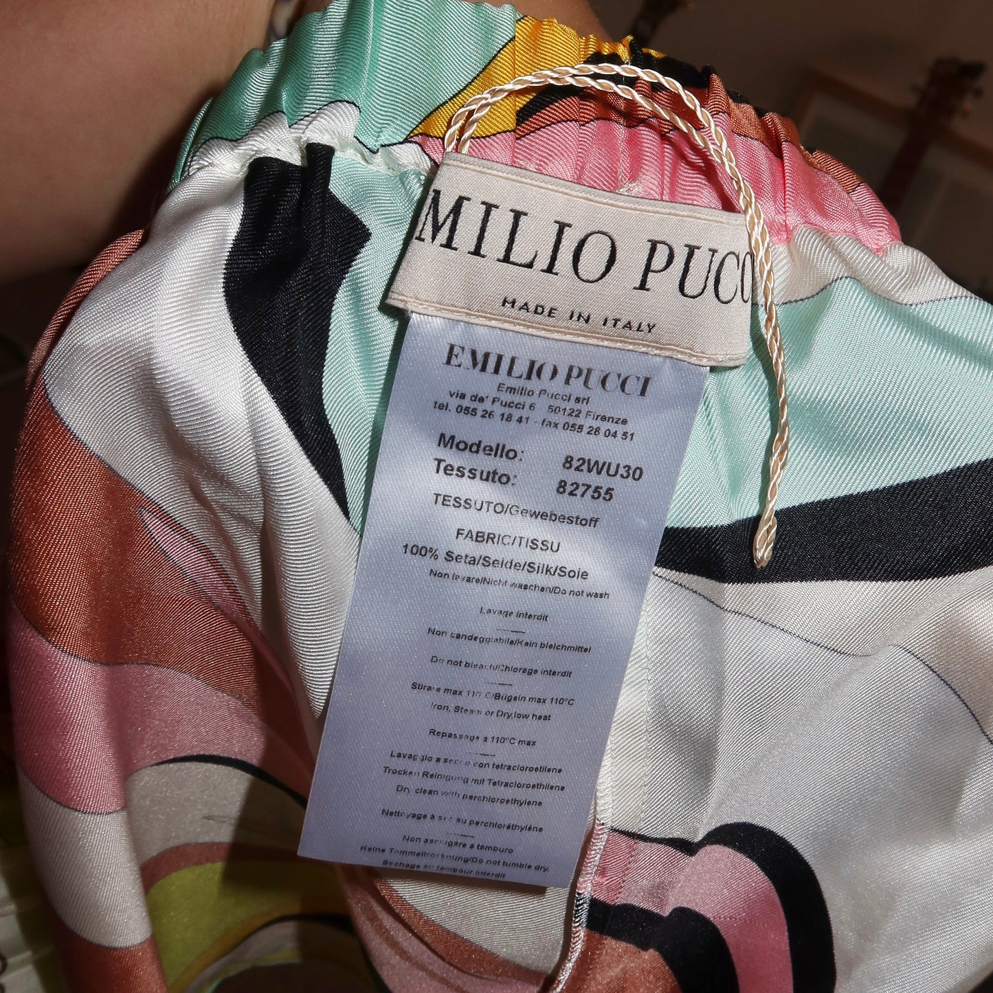 Emilio Pucci Silk Shorts