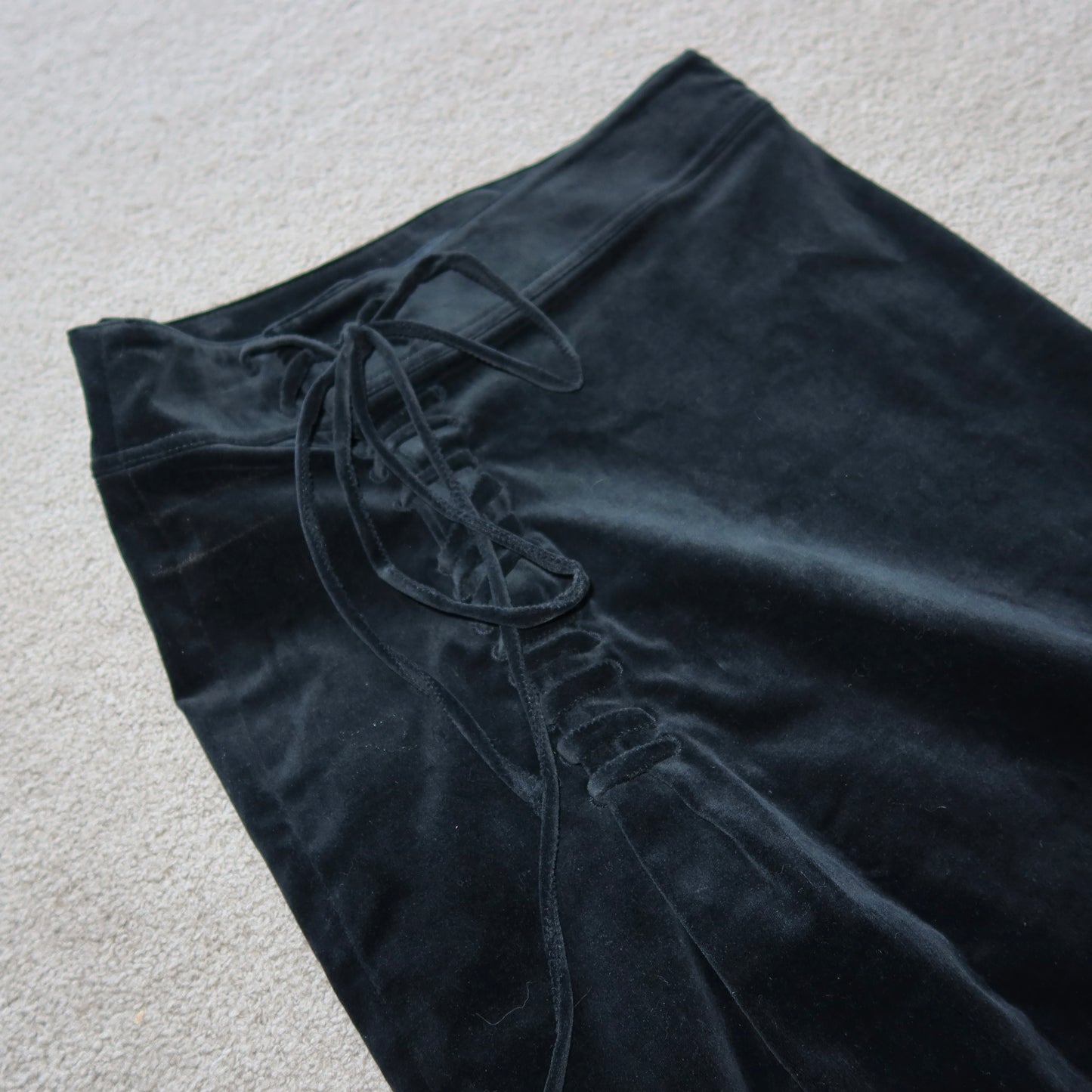 Gucci AW2002 Velvet Skirt