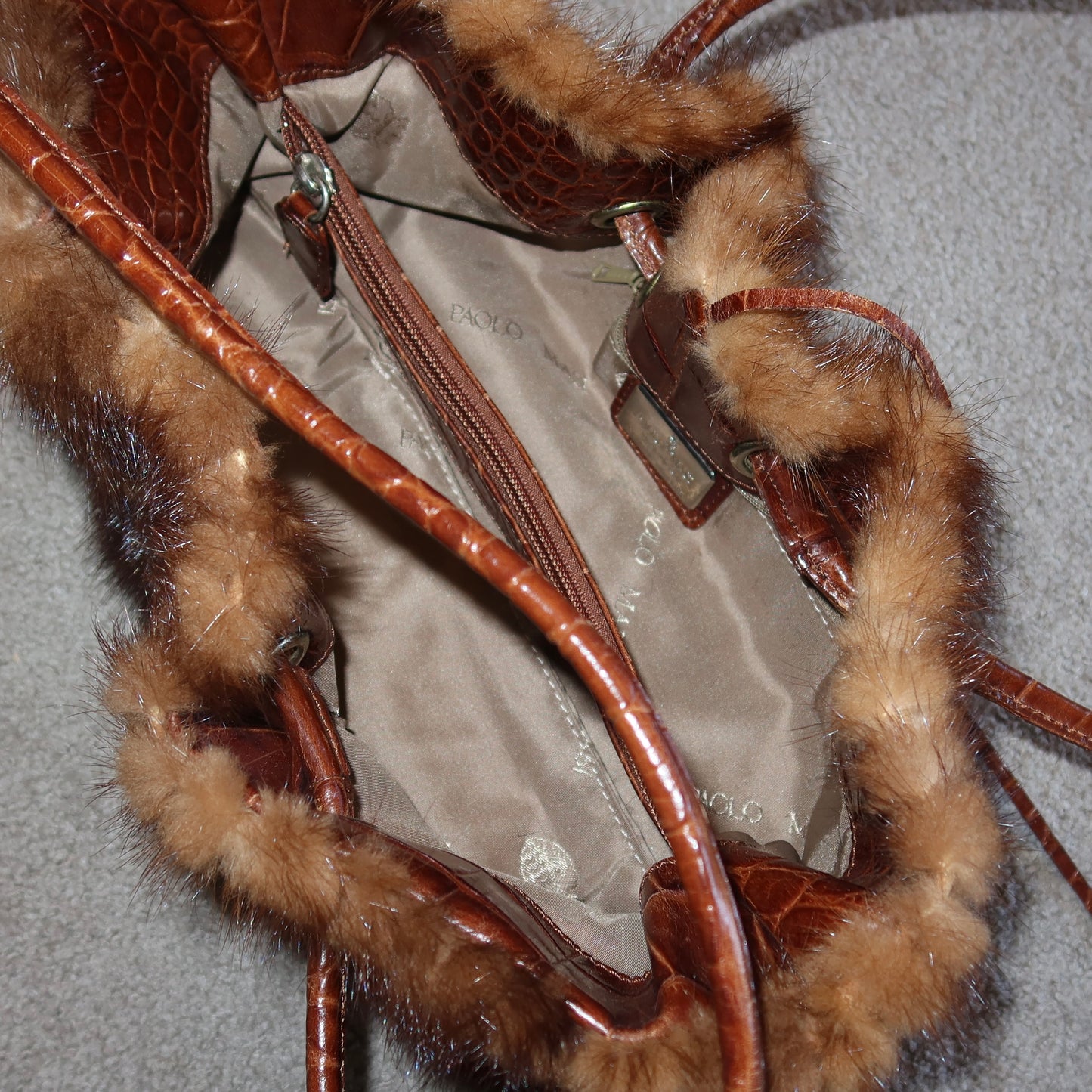 Paolo Masi Real Fur Bag