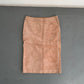 Yves Saint Laurent Suede Pencil Skirt