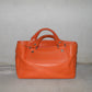 Celine Orange Leather Boogie Bag