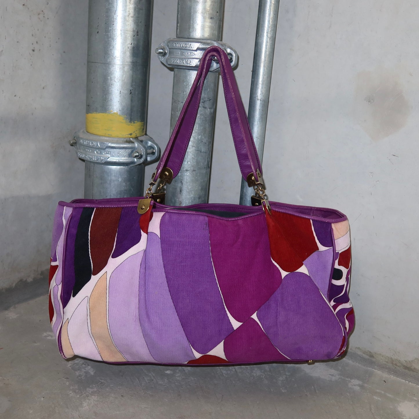 Emilio Pucci AW2005 Large Corduroy Tote