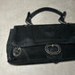 D&G Black Suede Bag with Buckles