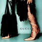 Gucci AW1999 Pink Silk Thigh High Boots