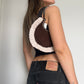 Emanuel Ungaro Rare Suede Mini Bag
