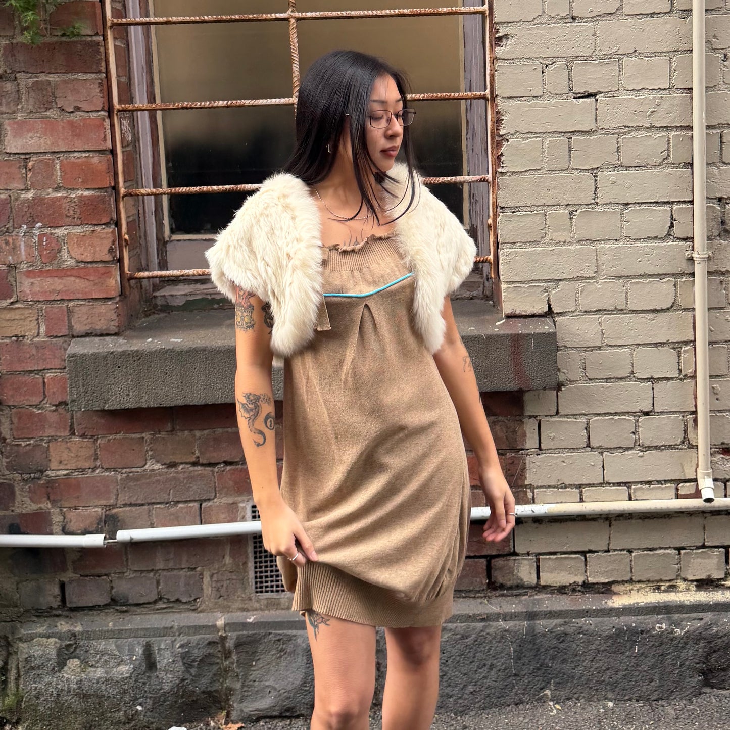 Vintage White Rabbit Bolero