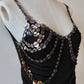 Jean Paul Gaultier Mother of Pearl Button Tank