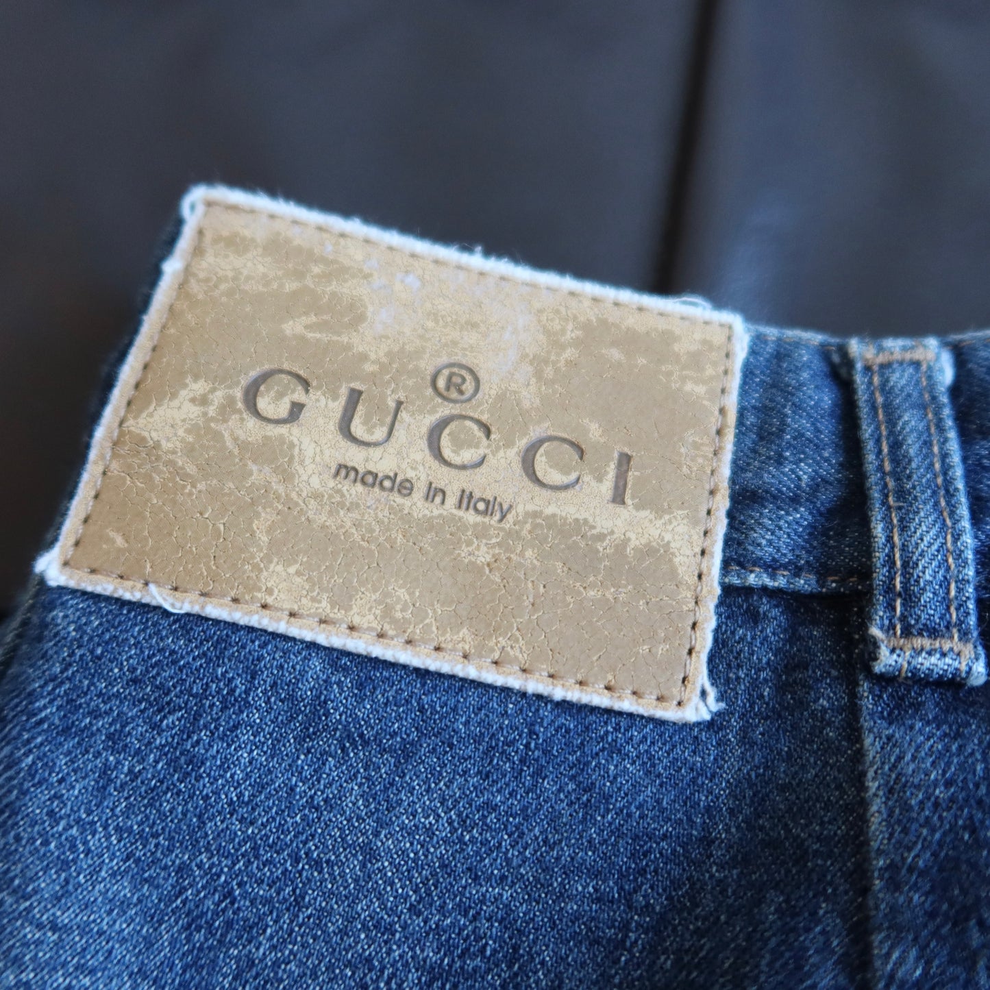 Gucci 2001 Denim Skirt