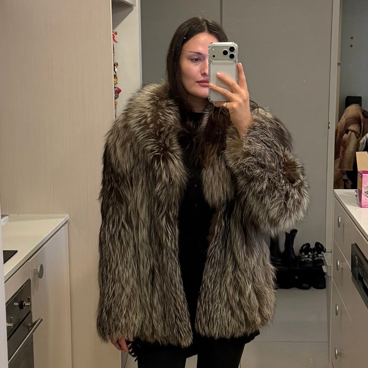 Vintage Fox Fur Coat