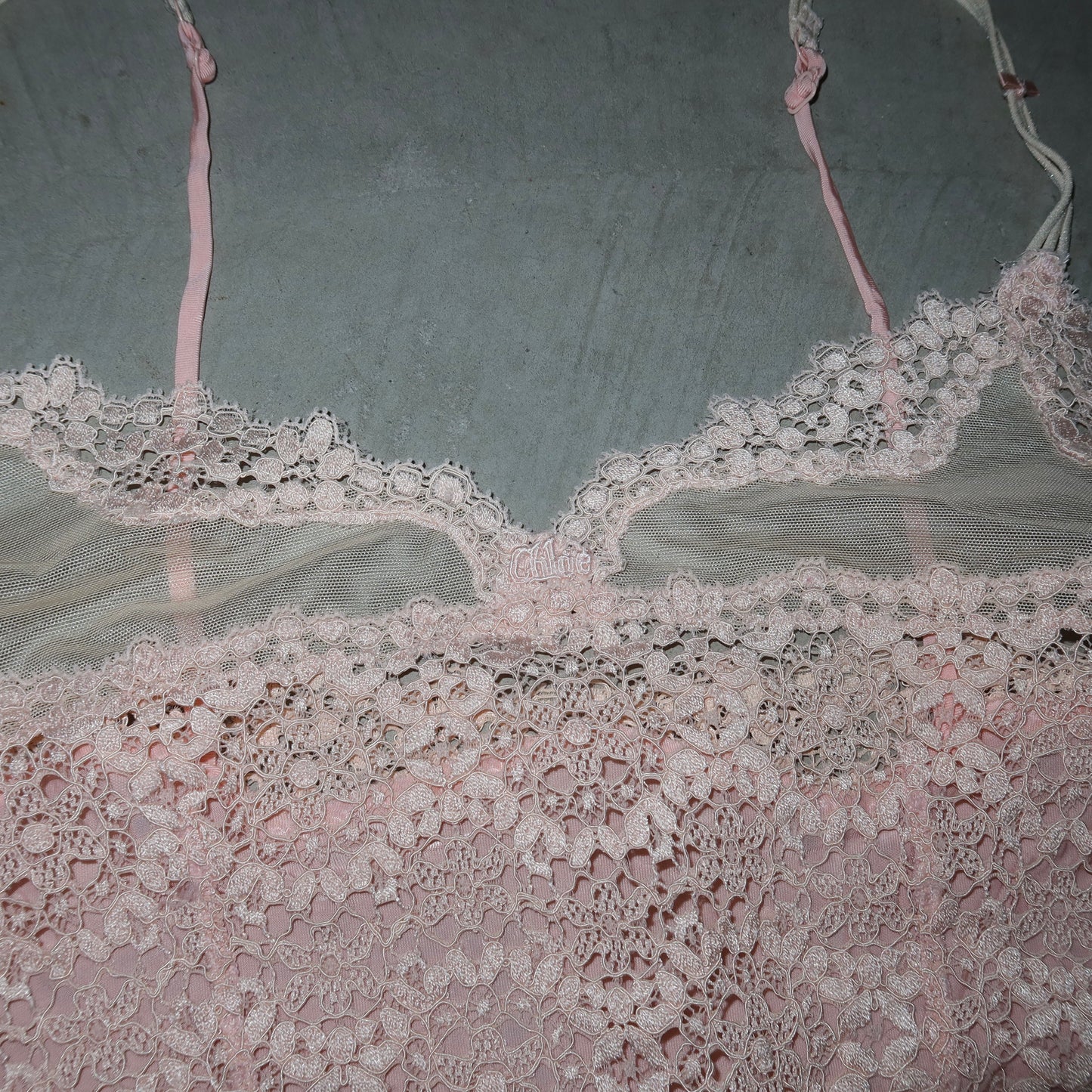 Chloé Lingerie Pink Lace Camisole