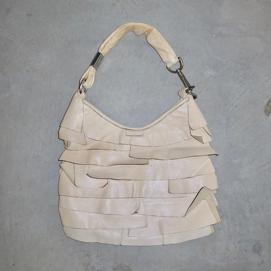 YSL Cream Leather St Tropez Bag