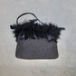 Moschino Feather Trim Bag