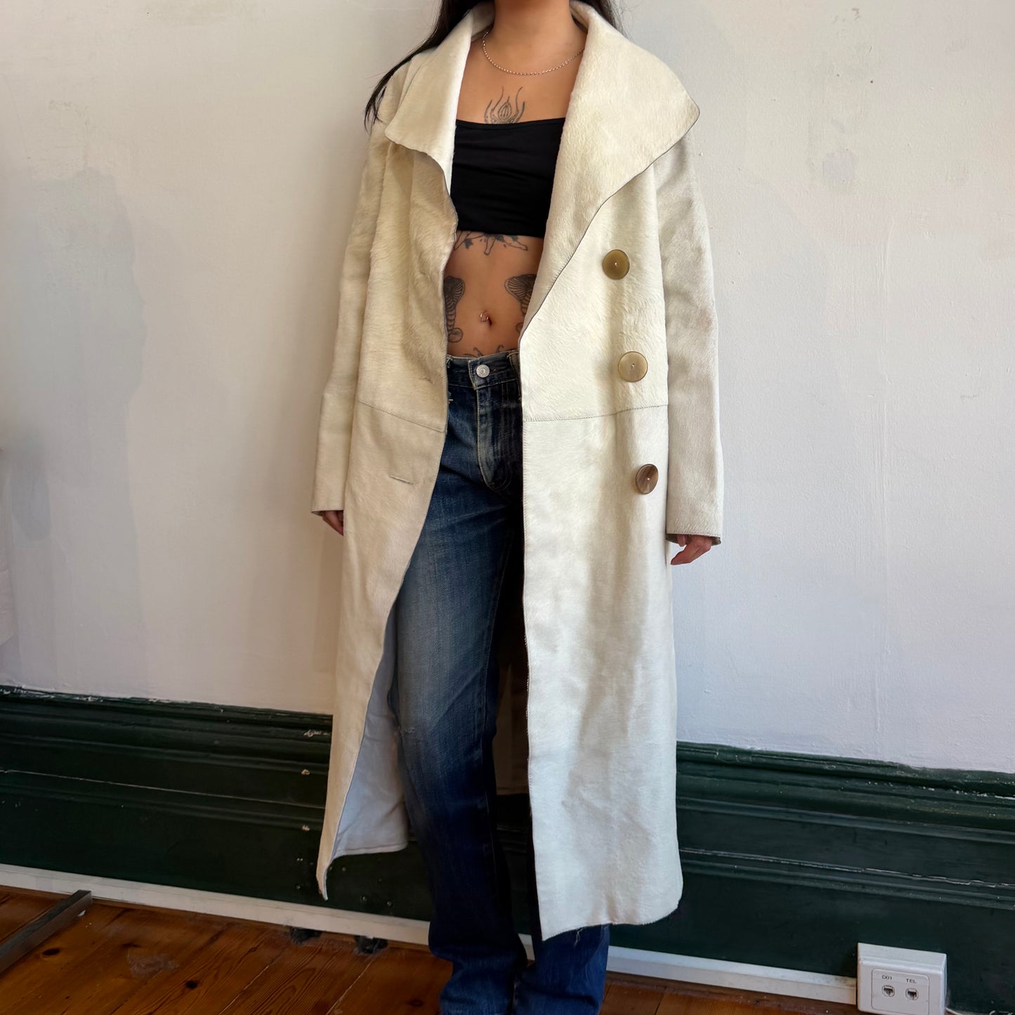 Marni Cowhide Trench