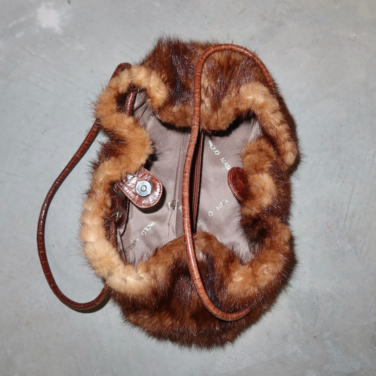 Paolo Masi Mink Fur Bag