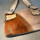John Galliano Cowhide Buckles Shoulder Bag