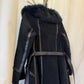 Vintage Suede Fur Lined Trench