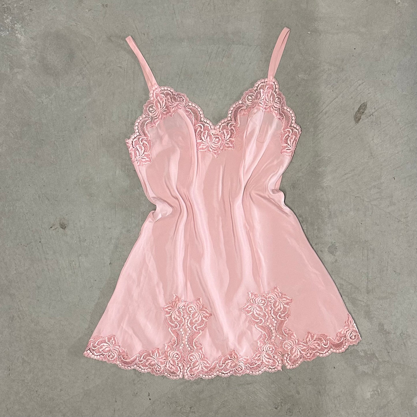 Dior Baby Pink Lace Slip