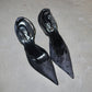 D&G Satin Floral Heels (37)