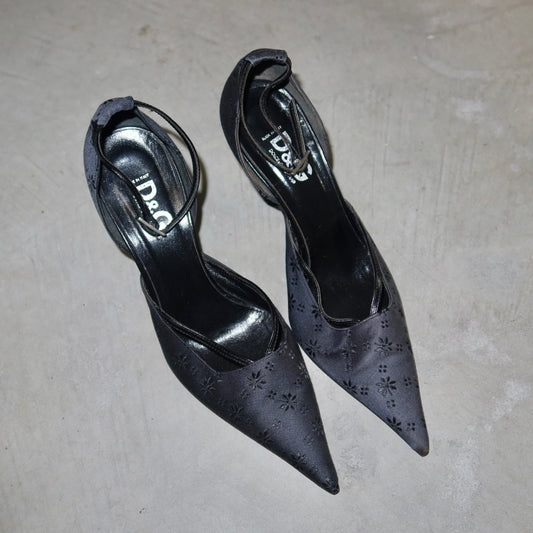 D&G Satin Floral Heels