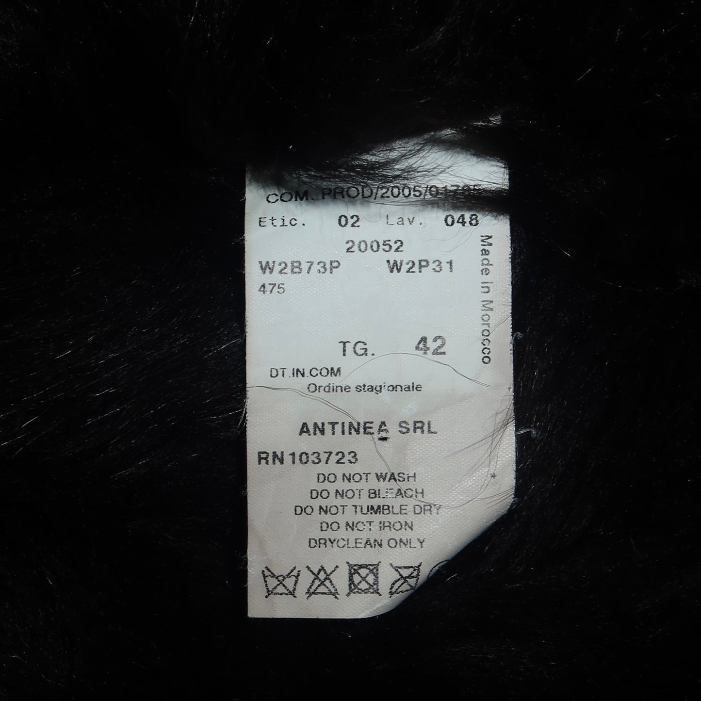 Emporio Armani AW2005 Shearling Jacket