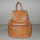 Moschino Brown Leather Backpack