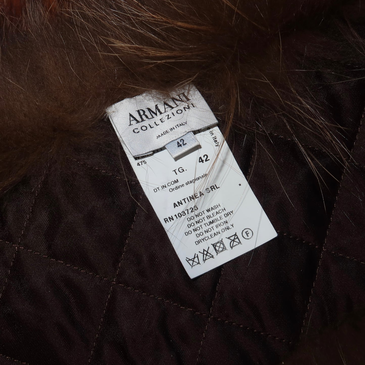 Armani Collezioni AW2005 Fox Fur Scarf