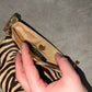 Cuffz Mini Cowhide Zebra Print Crossbody