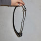 Gucci Black and Silver Skinny Horsebit Belt