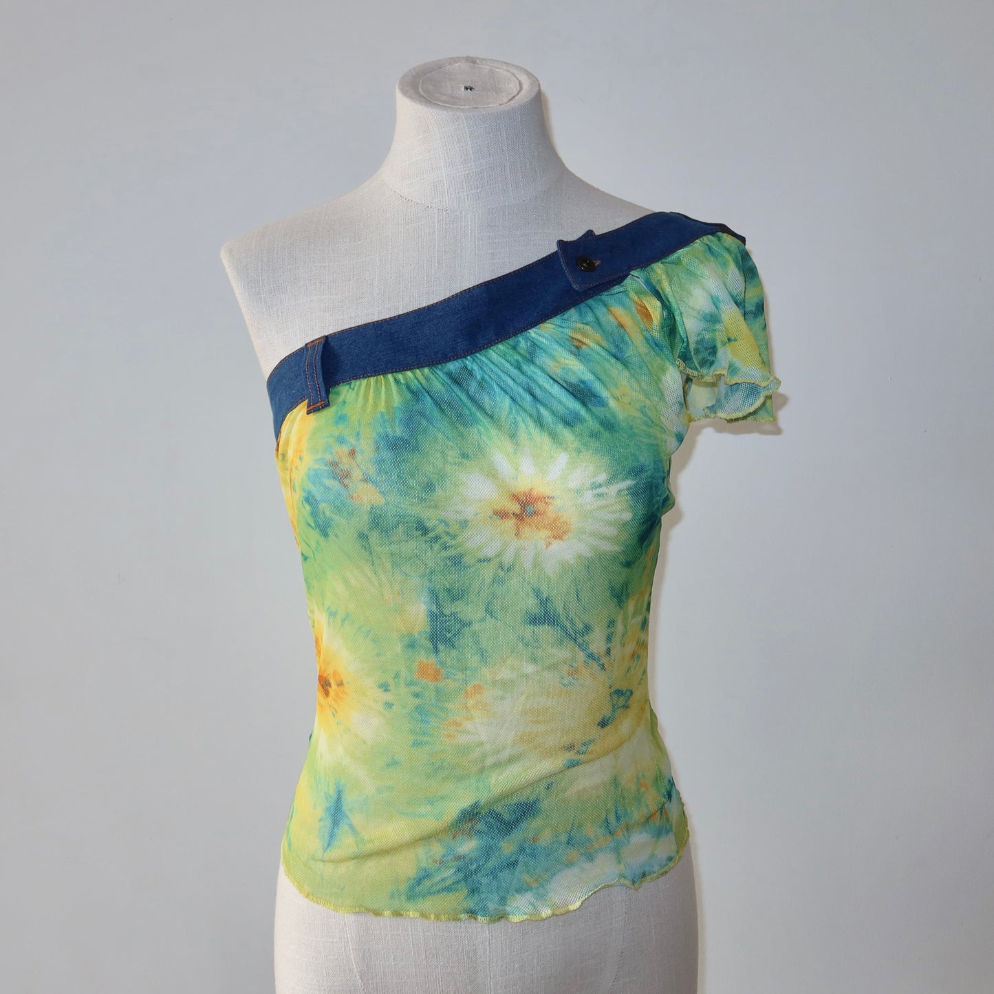D&G Mesh One Shoulder Top (BNWT)