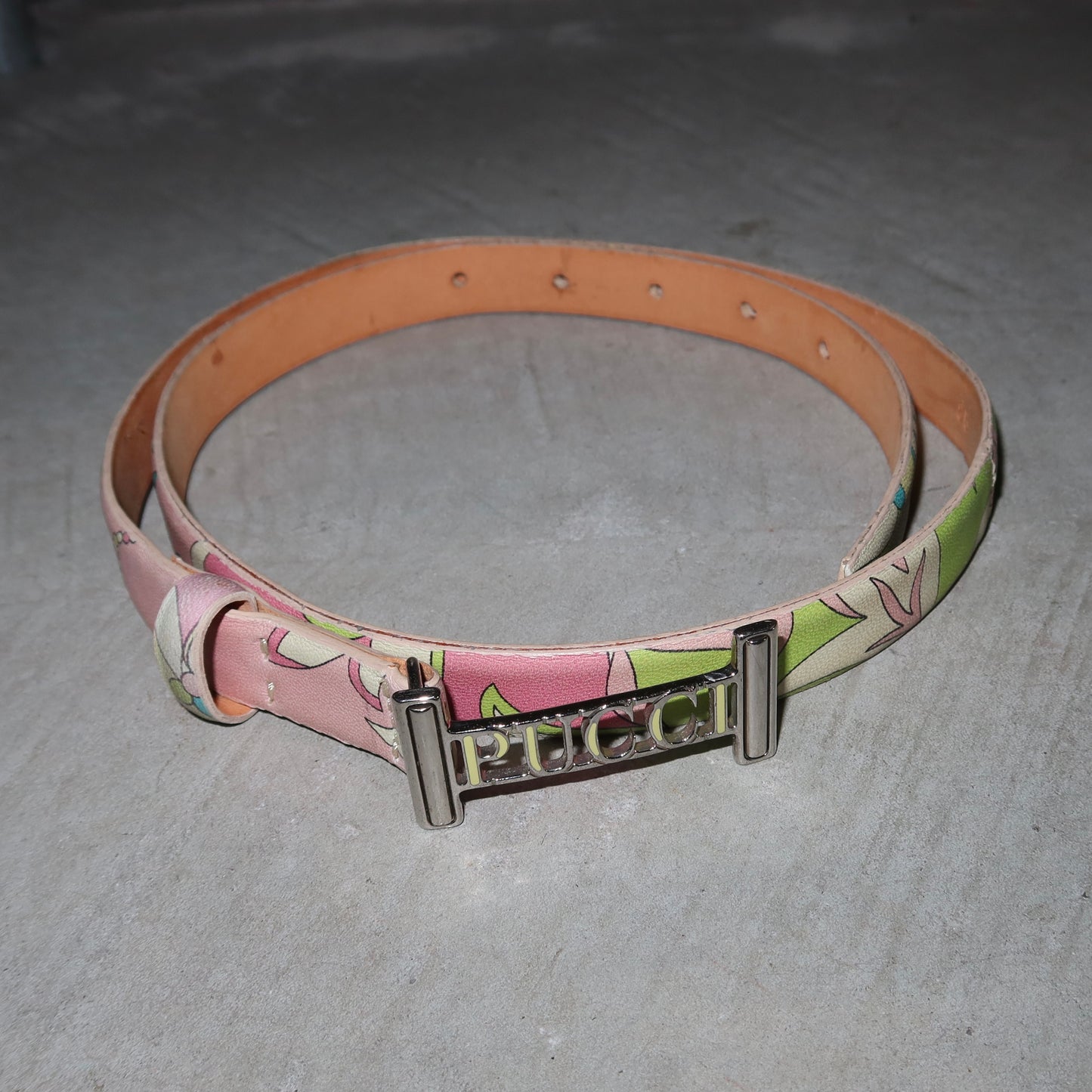 Emilio Pucci Leather Belt